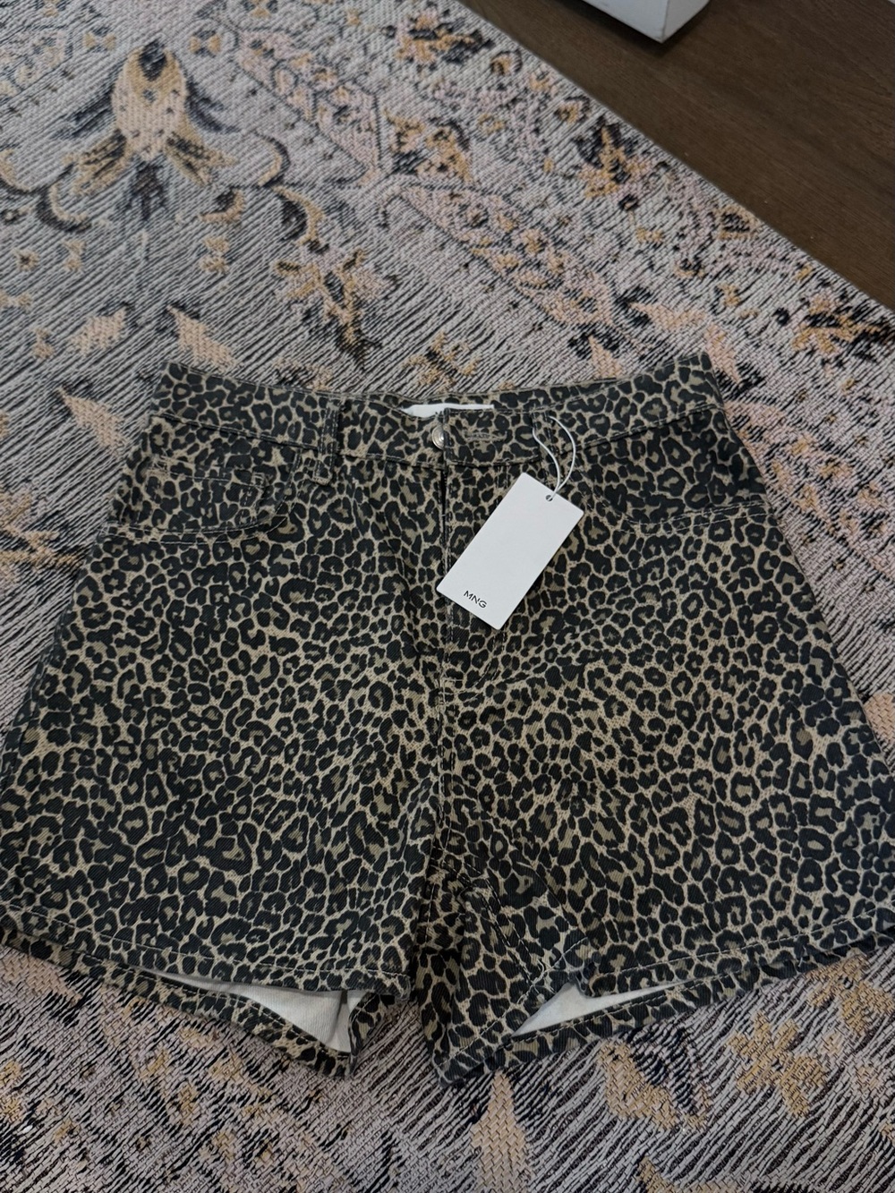 Leopard Print High-Rise Women’s Shorts - Animal Print NWT